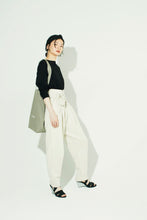 画像をギャラリービューアに読み込む, CANOÉ Organic Cotton : Comfy 2tacs tapered pants #CACS0160b