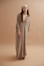 画像をギャラリービューアに読み込む, CANOÉ Undyed Cashmere Knit : Collared dress