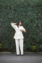 画像をギャラリービューアに読み込む, CANOÉ Organic Cotton : Comfy 2tacs tapered pants #CACS0160b