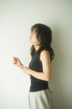 画像をギャラリービューアに読み込む, CANOÉ Ultimate Pima Organic Cotton TIGHT FIT TANK TOP : BLACK #CS0010b