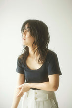 画像をギャラリービューアに読み込む, CANOÉ Ultimate Pima Organic Cotton JUST FIT TEE : BLACK #CS0020b