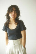 画像をギャラリービューアに読み込む, CANOÉ Ultimate Pima Organic Cotton JUST FIT TEE : BLACK #CS0020b