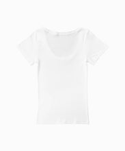 画像をギャラリービューアに読み込む, CANOÉ Ultimate Pima Organic Cotton JUST FIT TEE : WHITE #CS0020b