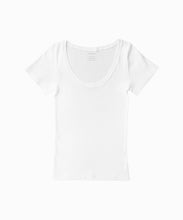 画像をギャラリービューアに読み込む, CANOÉ Ultimate Pima Organic Cotton JUST FIT TEE : WHITE #CS0020b