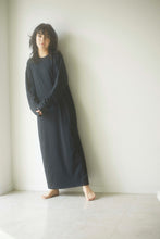 画像をギャラリービューアに読み込む, CANOÉ Ultimate Pima Organic Cotton LOOSE FIT LONG SLEEVE TUNIC : BLACK #CS0050b