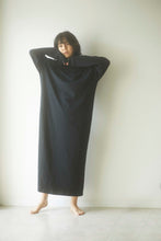 画像をギャラリービューアに読み込む, CANOÉ Ultimate Pima Organic Cotton LOOSE FIT LONG SLEEVE TUNIC : BLACK #CS0050b
