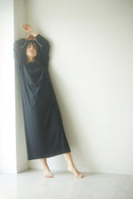 画像をギャラリービューアに読み込む, CANOÉ Ultimate Pima Organic Cotton LOOSE FIT LONG SLEEVE TUNIC : BLACK #CS0050b
