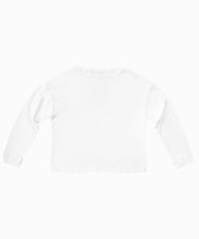 画像をギャラリービューアに読み込む, CANOÉ Ultimate Pima Organic Cotton LOOSE FIT LONG SLEEVE SWEATSHIRTS : WHITE #CS0090b