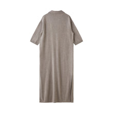 Load image into Gallery viewer, CANOÉ Undyed Cashmere Knit : Collared dress
