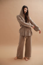 Load image into Gallery viewer, CANOÉ Undyed Cashmere Knit : Wide pants
