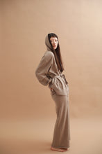 Load image into Gallery viewer, CANOÉ Undyed Cashmere Knit : Hooded cardigan
