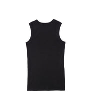 Load image into Gallery viewer, CANOÉ Ultimate Pima Organic Cotton TIGHT FIT TANK TOP : BLACK #CS0010b　
