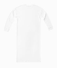 Load image into Gallery viewer, CANOÉ Ultimate Pima Organic Cotton LOOSE FIT LONG SLEEVE TUNIC : WHITE #CS0050b
